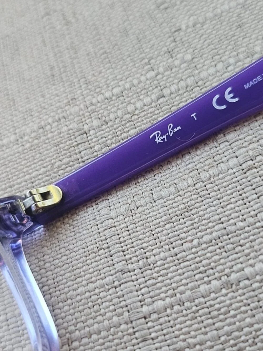 Ray-Ban Youth Purple Glasses Frame RB1562 3688 Eyewear Eyeglasses Unisex Kid